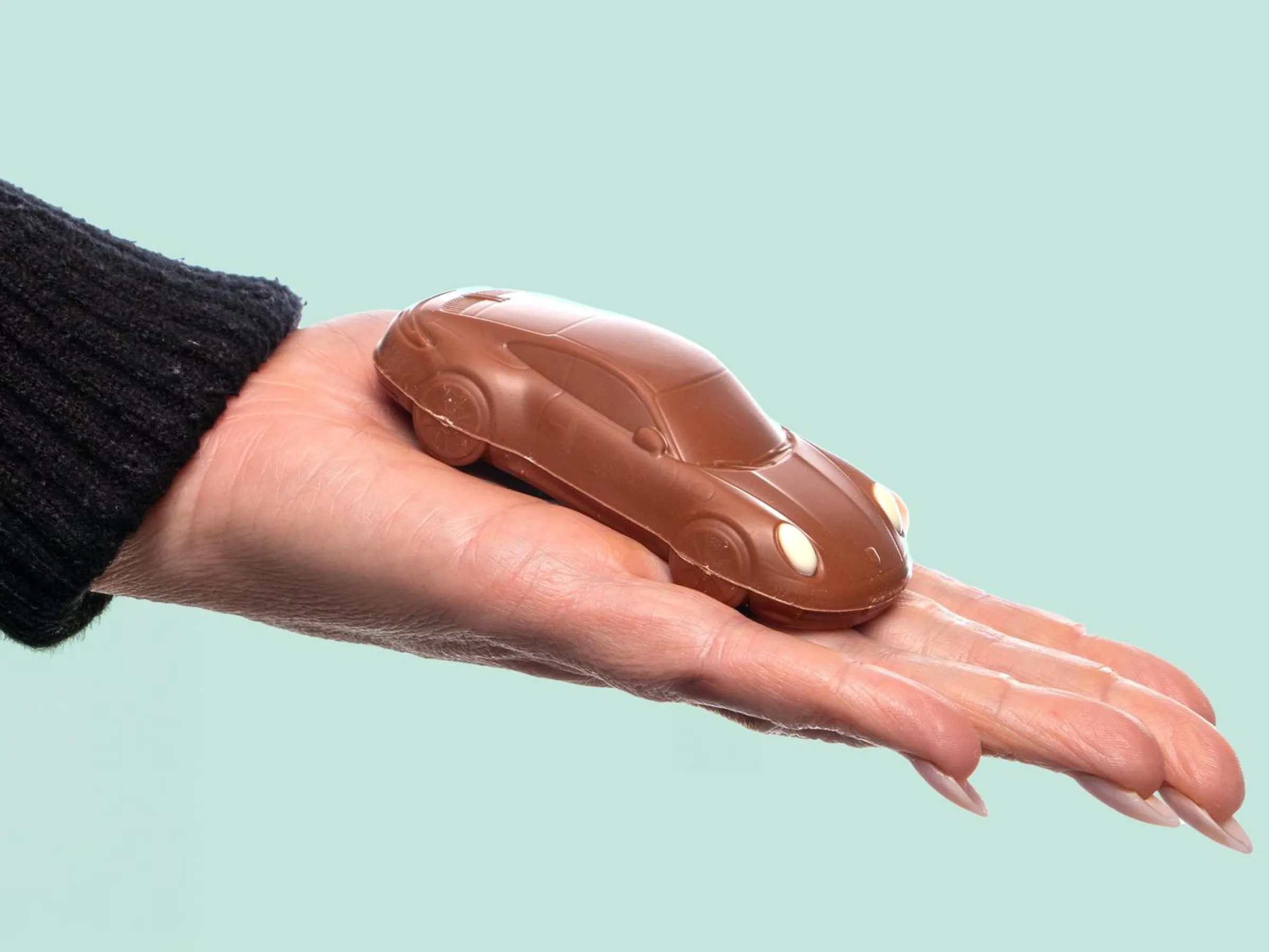 Miniporsche i Choklad