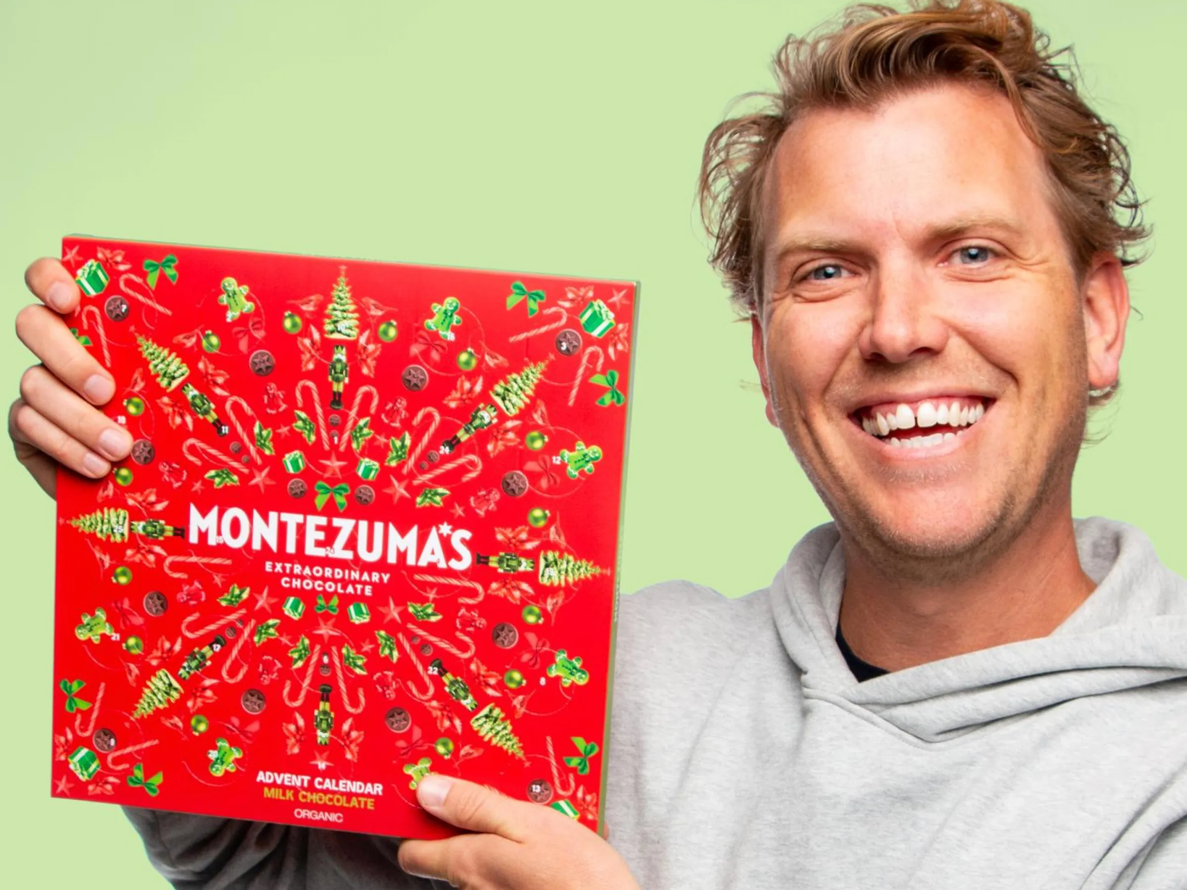 Montezuma Chokladkalender med Mjölkchoklad