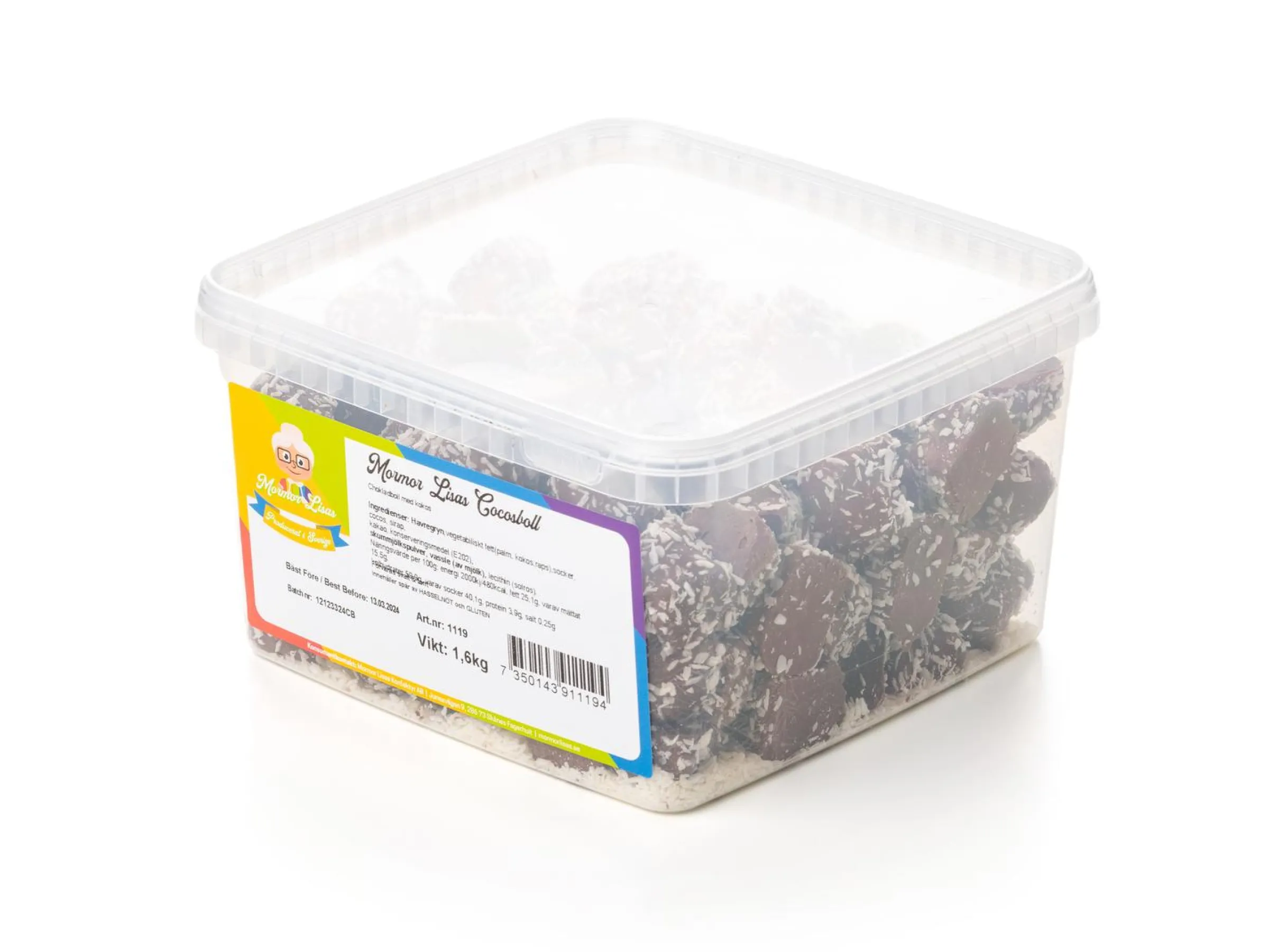 Mormor Lisas Cocosboll Lösgodis 1,6 kg