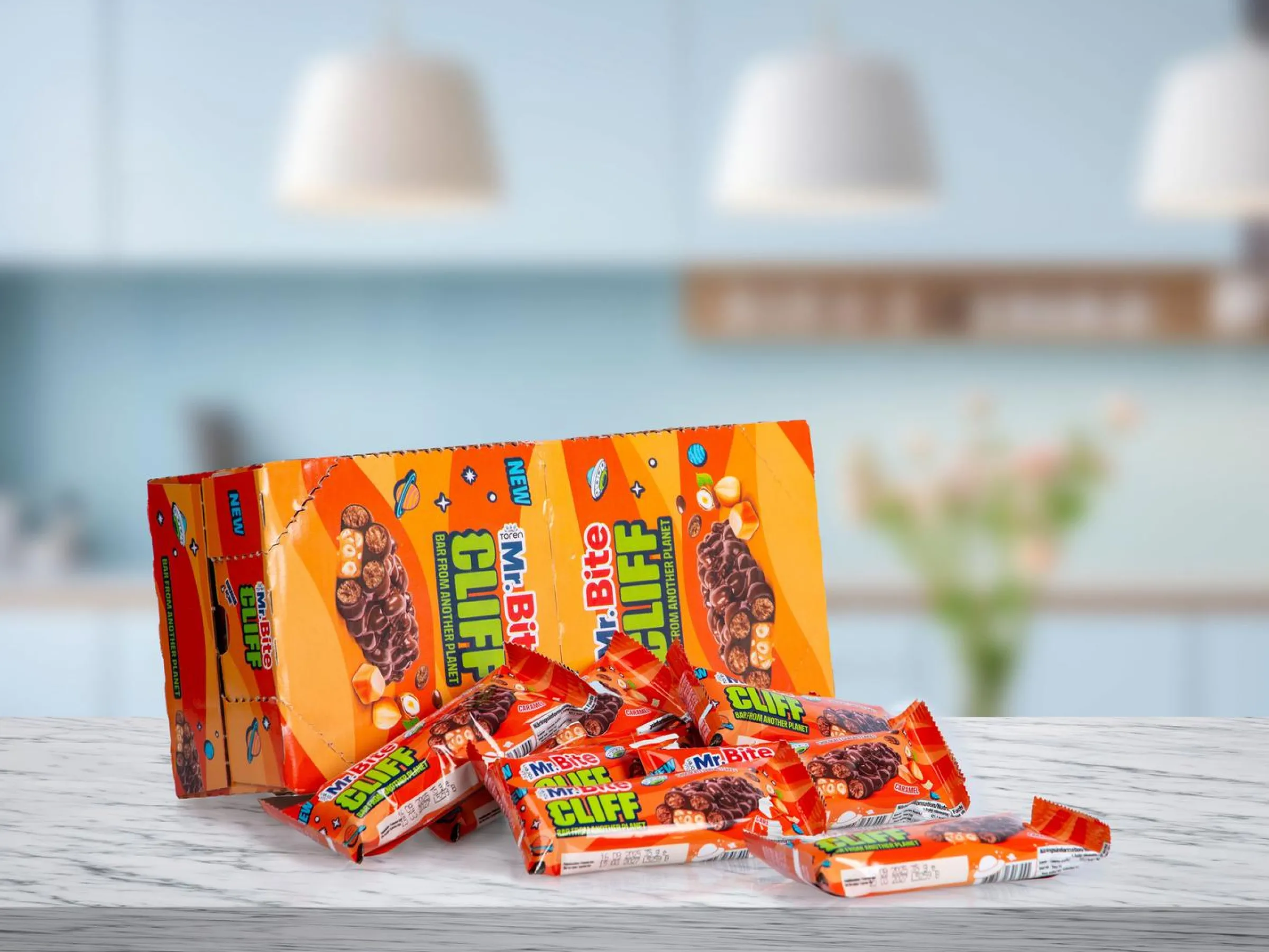 Mr. Bite Cliff Chokladbars med Karamell/Hasselnöt 24-pack