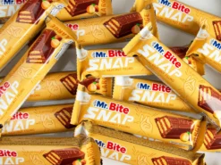 Mr. Bite Snap Chokladbars med Hasselnötsfyllning 24-pack