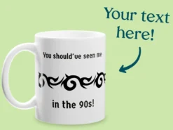 Mugg med Egen Text - Tribal