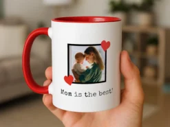 Mugg med Eget Foto - Kärleksfull Text