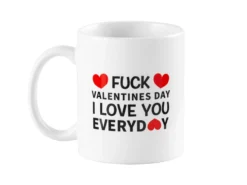 Mugg med Tryck - F*ck Valentines Day