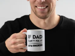 Mugg med Tryck - If Dad Can't Fix It