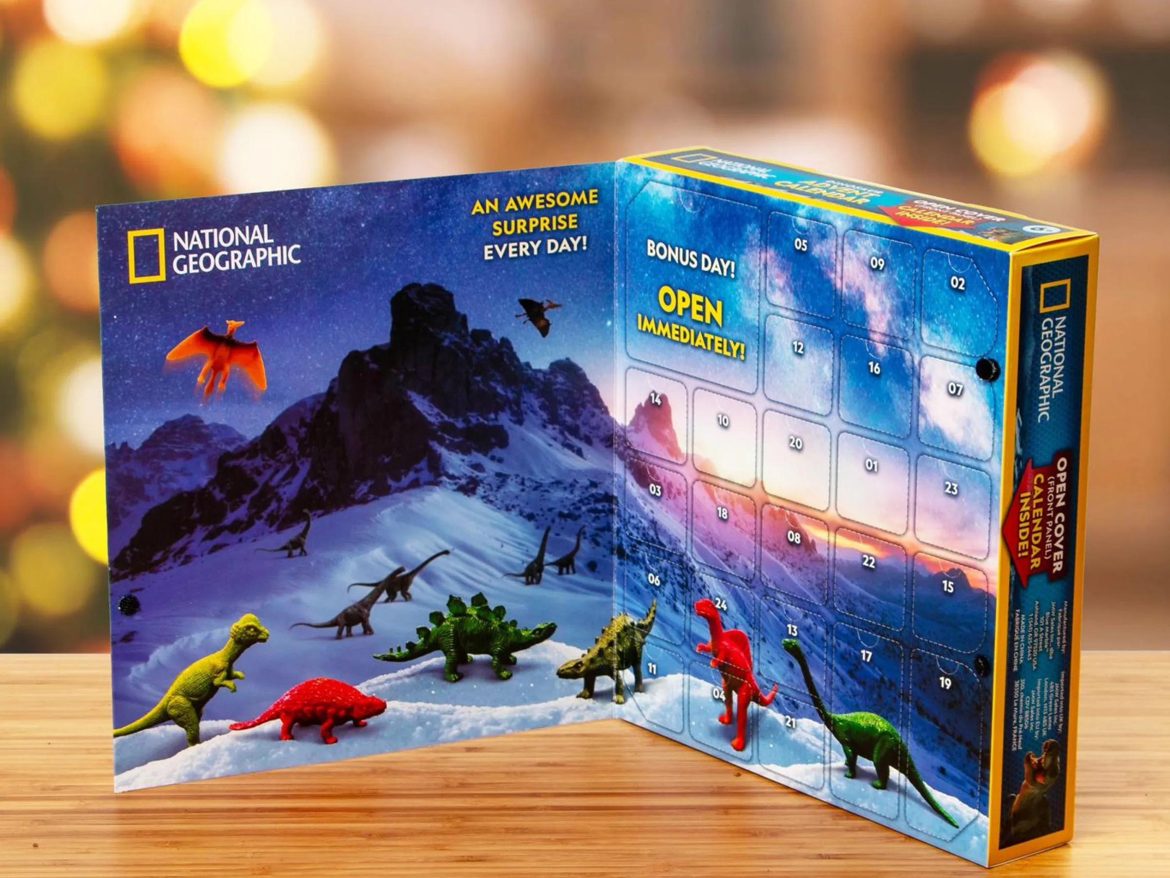 National Geographic Adventskalender med Dinosaurier