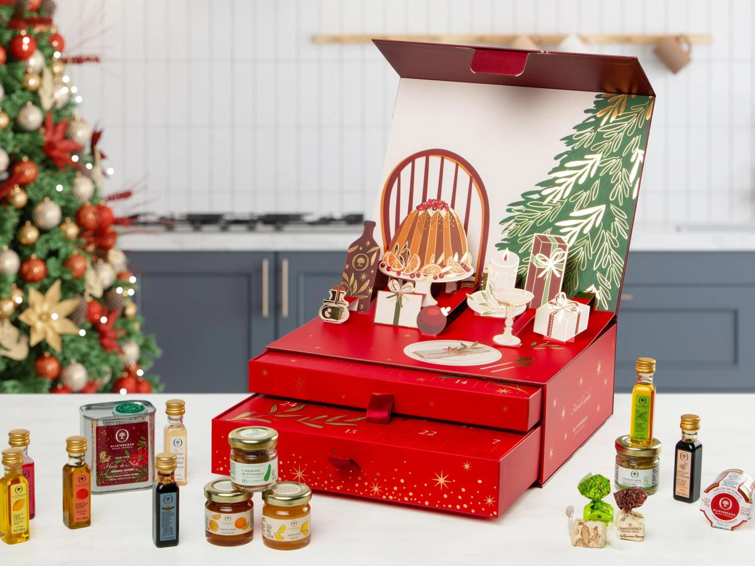 Oliviers & Co Adventskalender med Olivoljor & Delikatesser