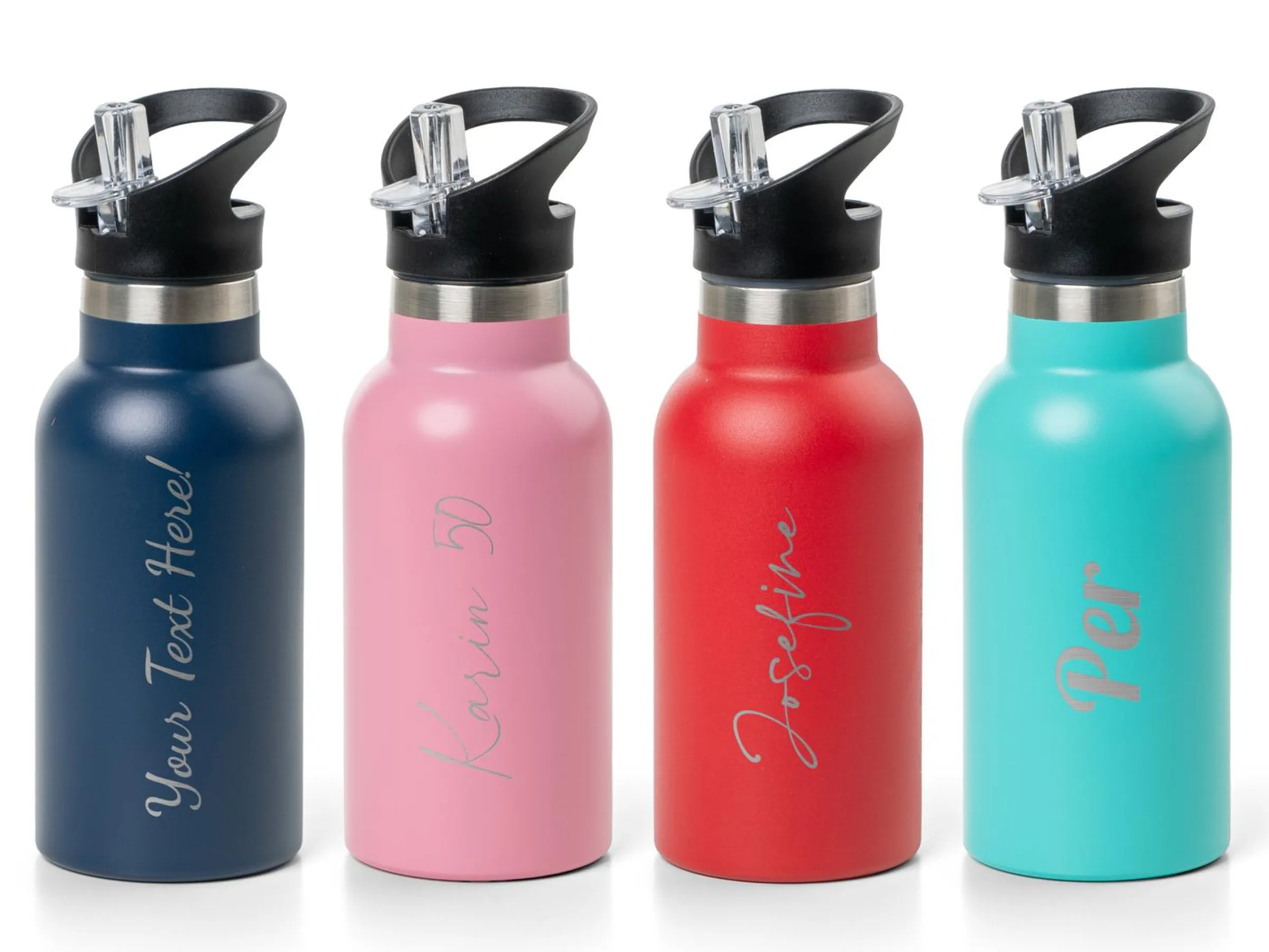 Personlig Termosflaska med Pip & Text - 355 ml