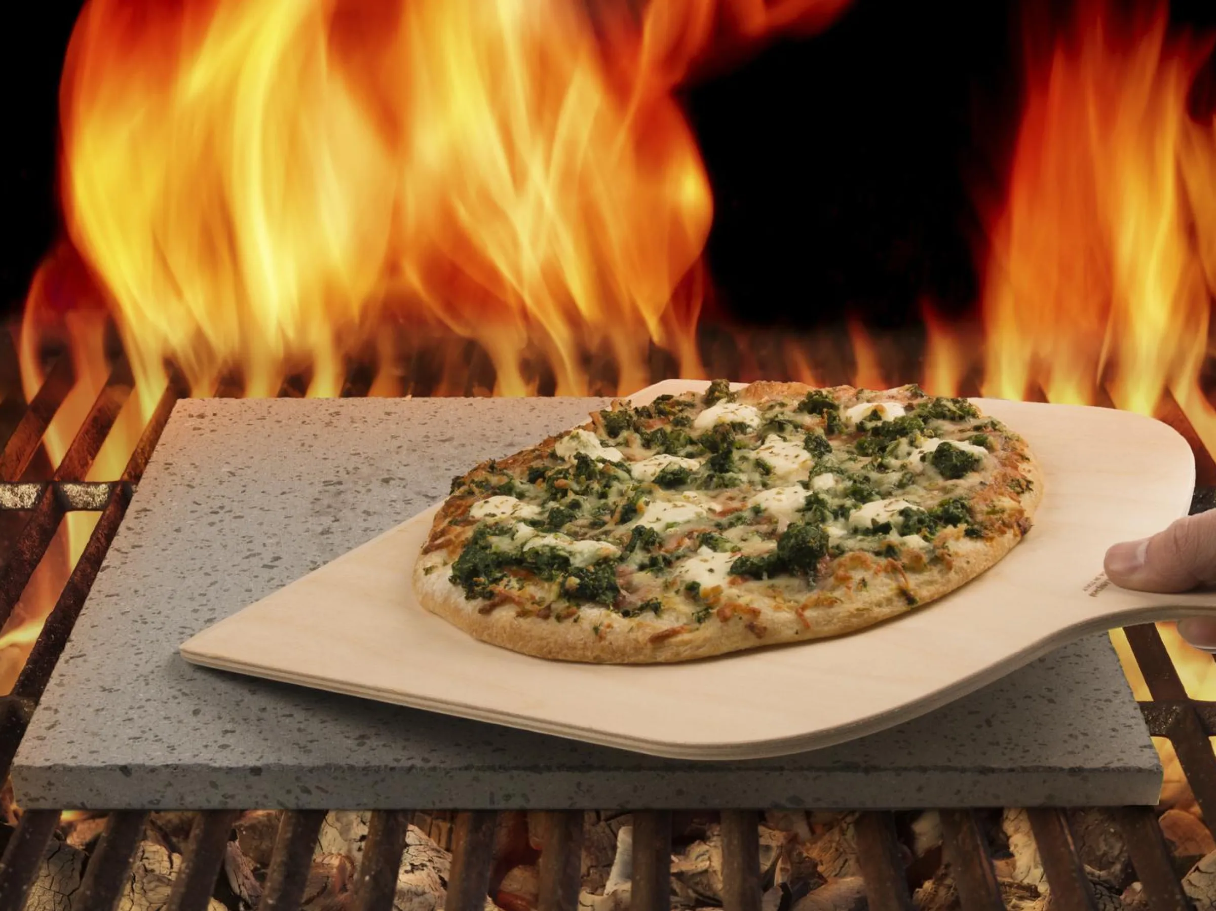 Pizzasten Av Lava Från Etna