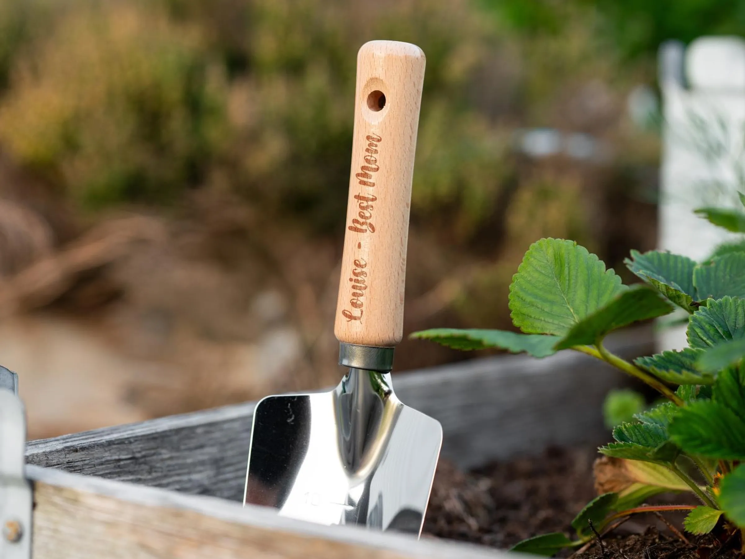 Planteringsspade med Gravyr