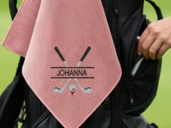 Players towel golfhandduk med personlig brodyr