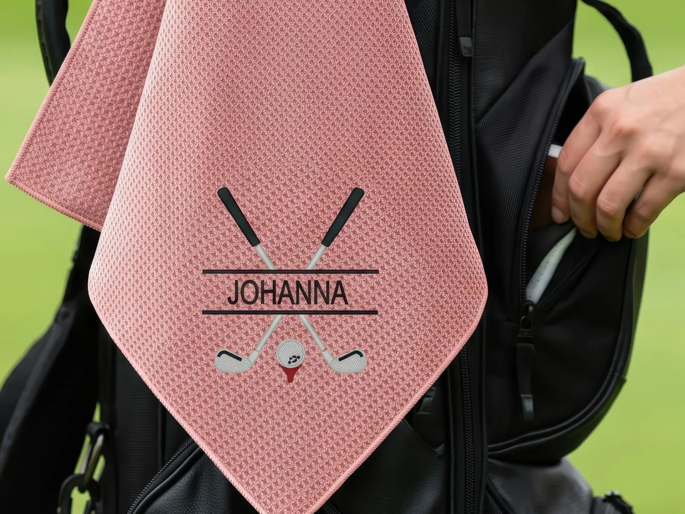 Players towel golfhandduk med personlig brodyr