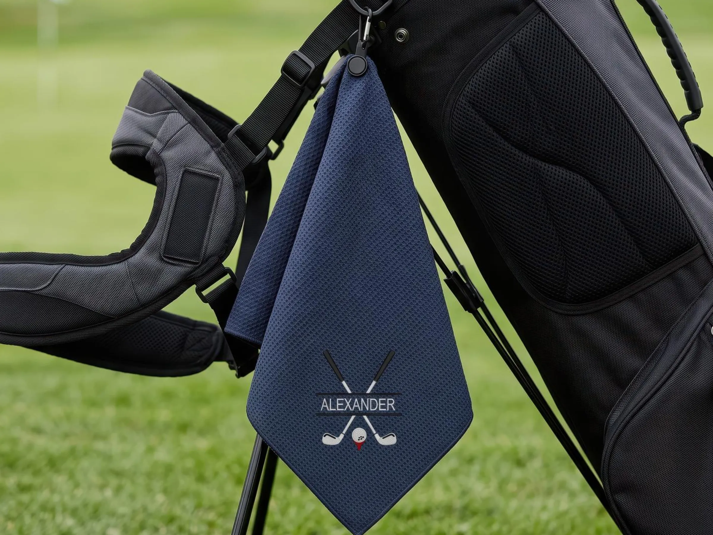 Players towel golfhandduk med personlig brodyr