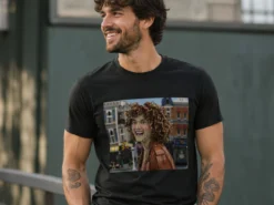 Premium T-shirt med foto - AI-tryck
