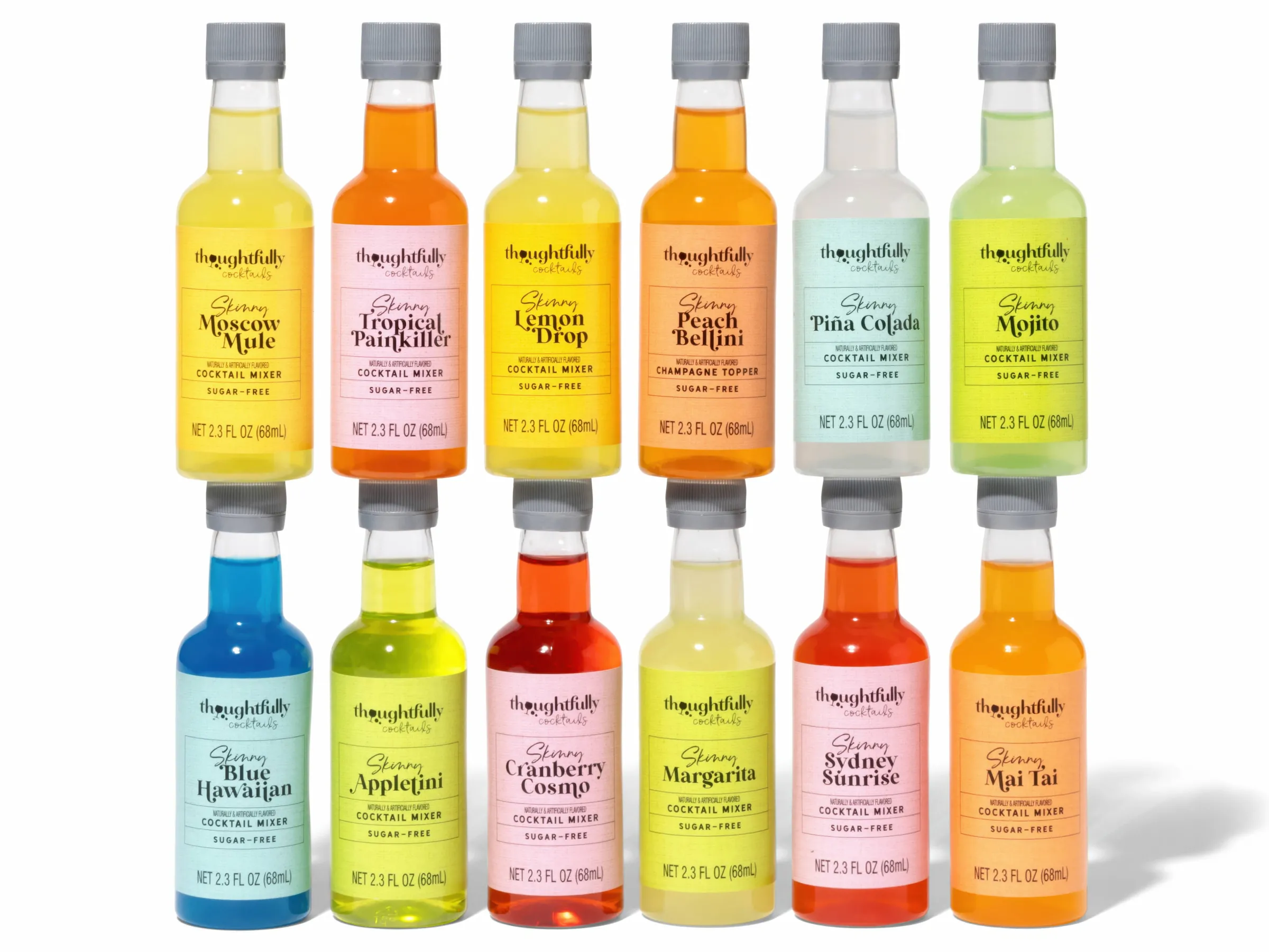 Presentlåda med Drinkmixar: Skinny Cocktails - Thoughtfully
