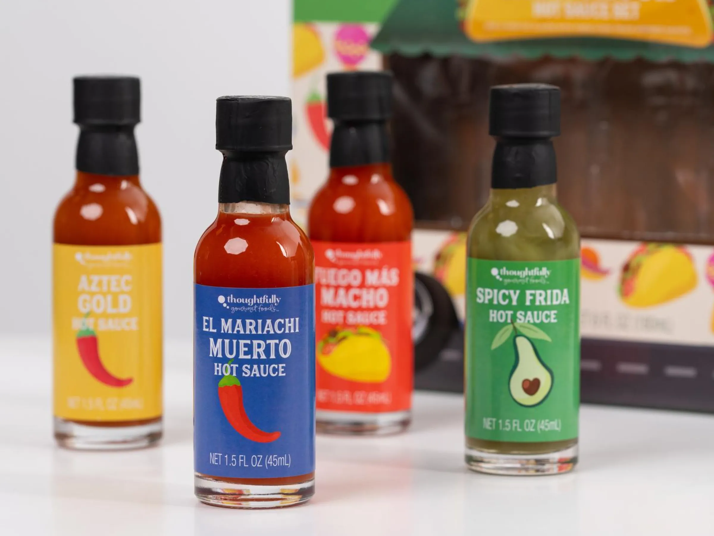 Presentlåda Taco Truck Hot Sauce Set - Thoughtfully