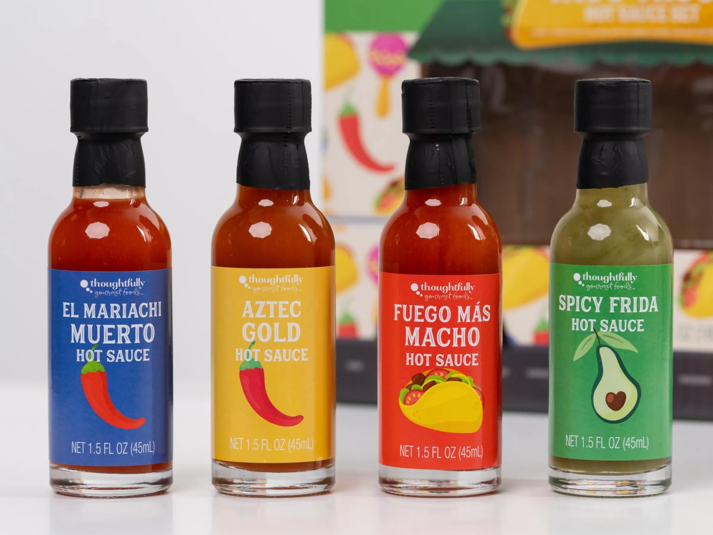Presentlåda Taco Truck Hot Sauce Set - Thoughtfully