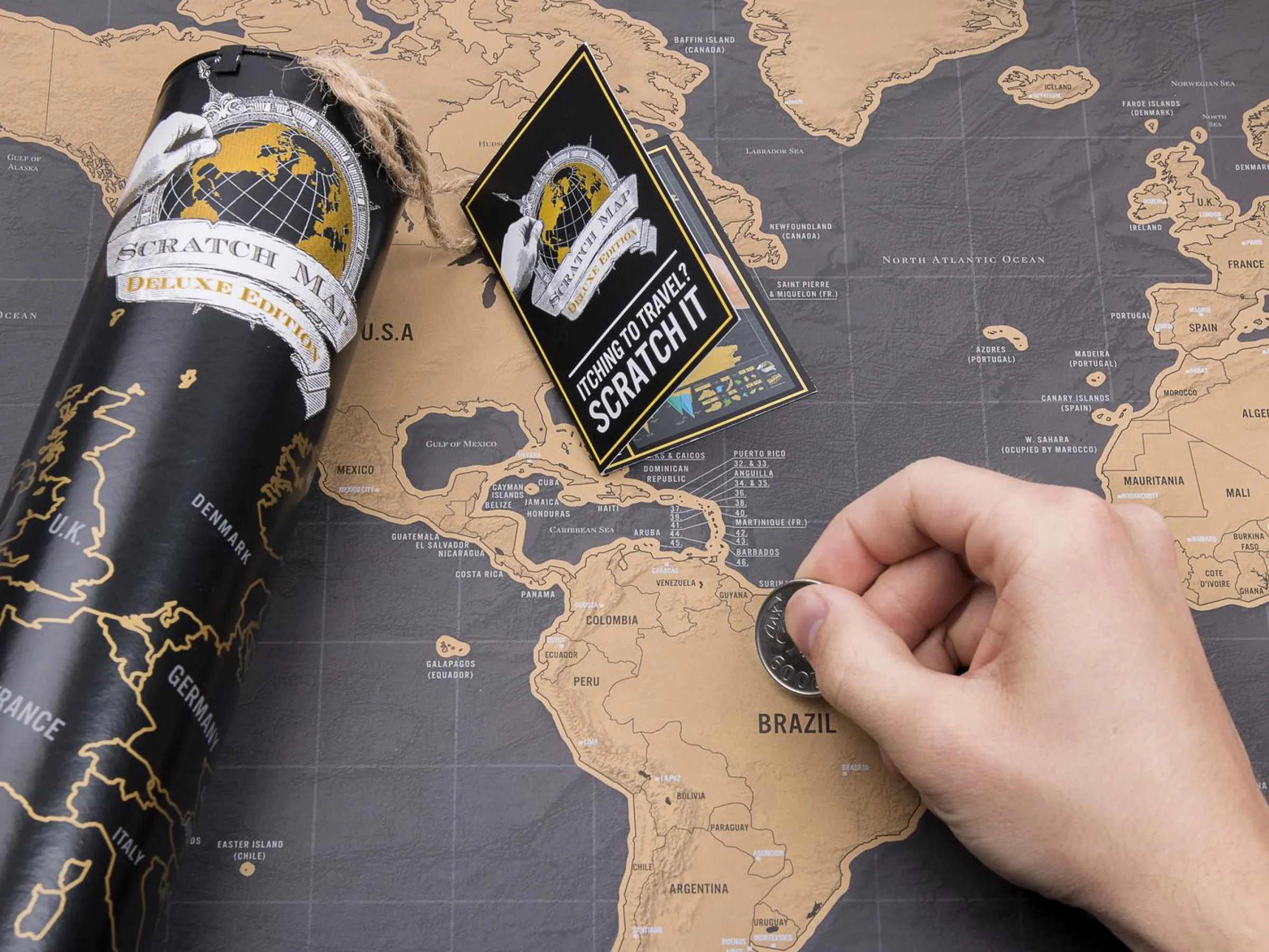 Scratch Map Original Deluxe