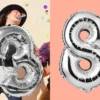 Sifferballong Silver 8