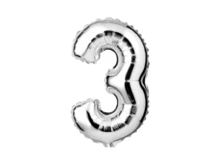 Sifferballong Silver 3