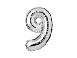 Sifferballong Silver 9