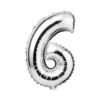 Sifferballong Silver 6