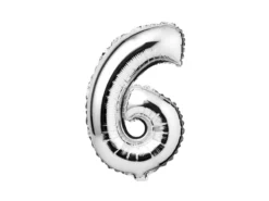Sifferballong Silver 6