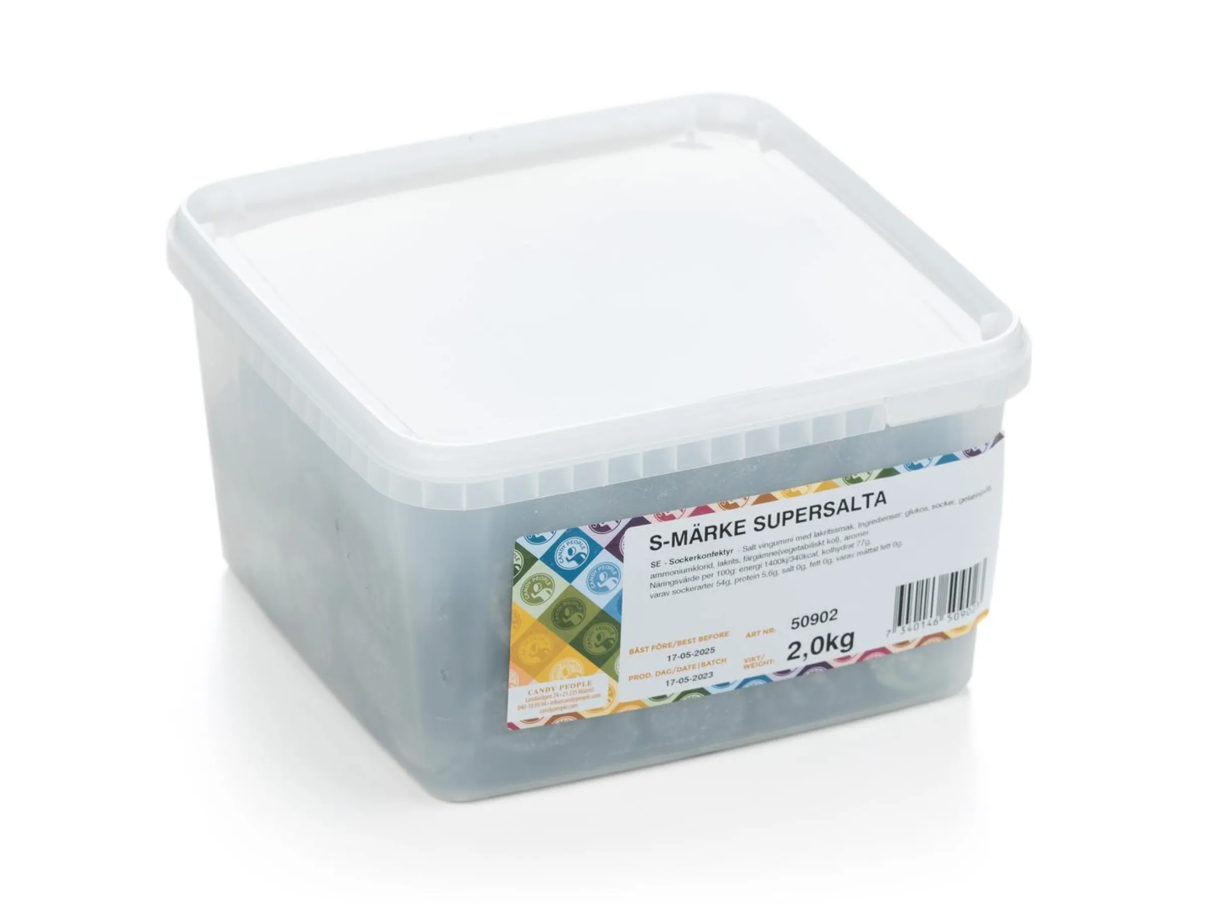 S-märke Supersalt Lösgodis 2 kg