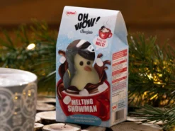 Snögubbe för Varm Choklad
