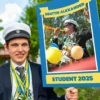Studentskylt med Eget Foto & Text
