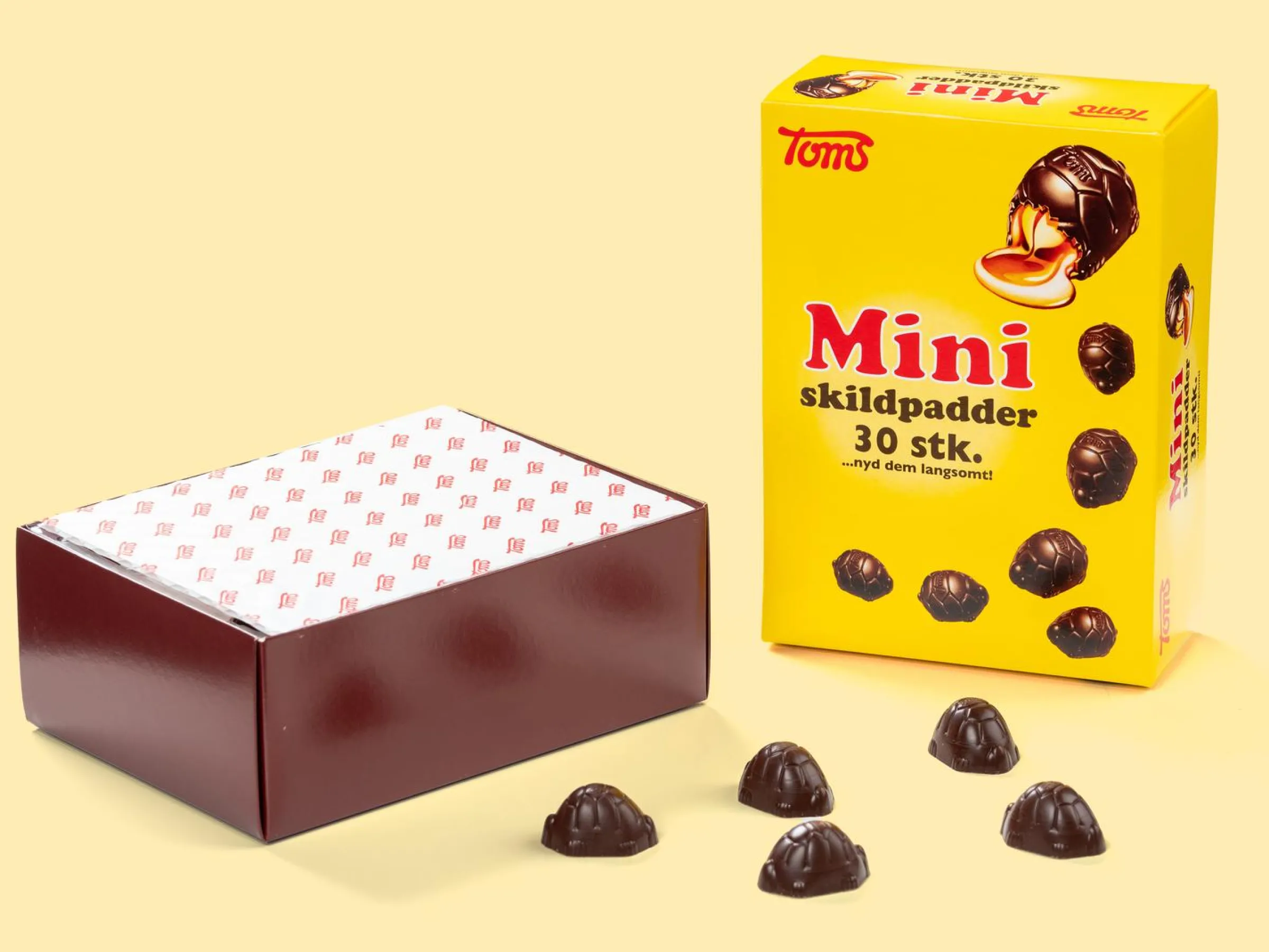 Toms Mini Sköldpaddor Mörk Choklad 360 gram