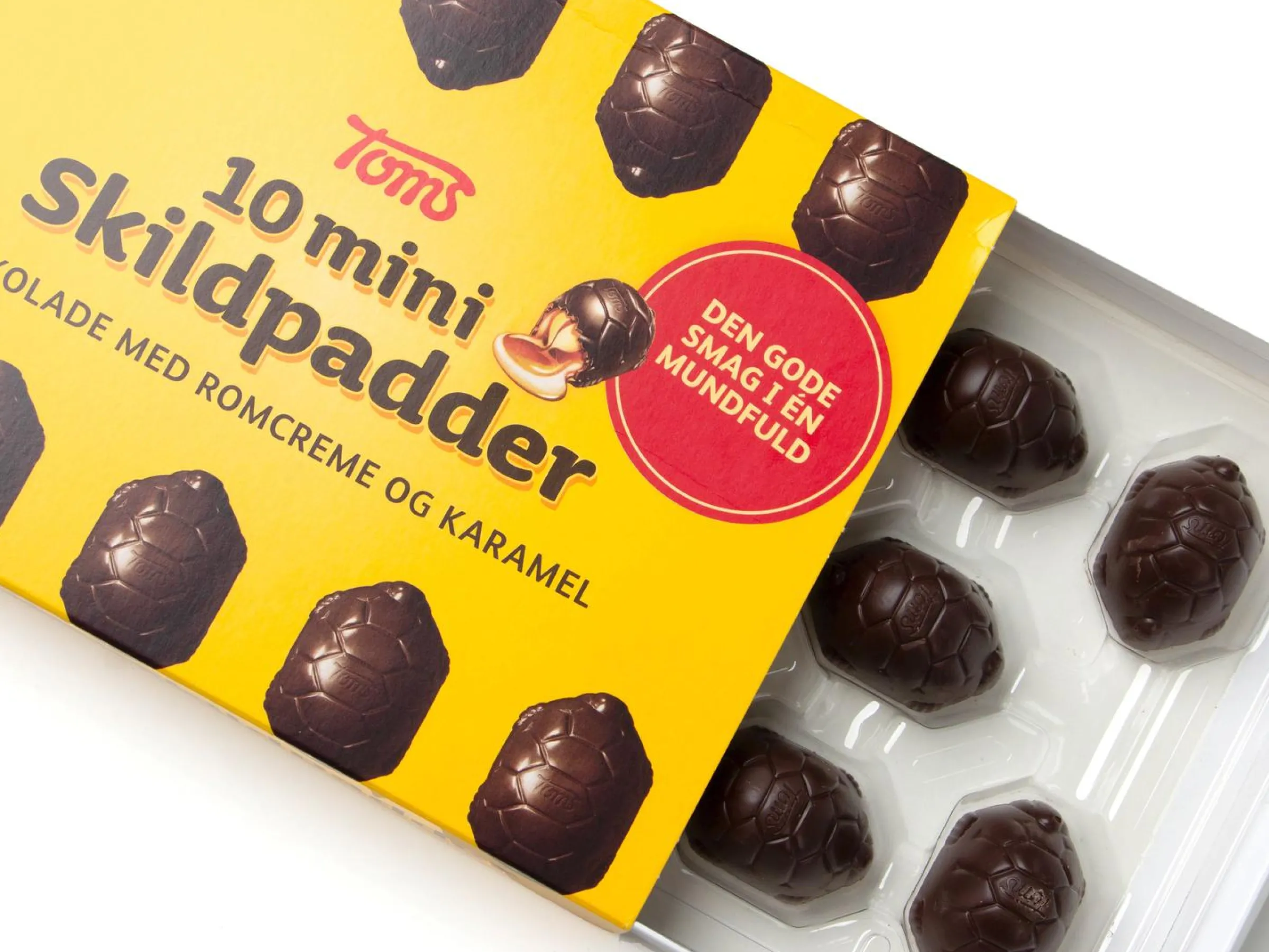 Toms Mini Sköldpaddor Mörk Choklad 120 gram