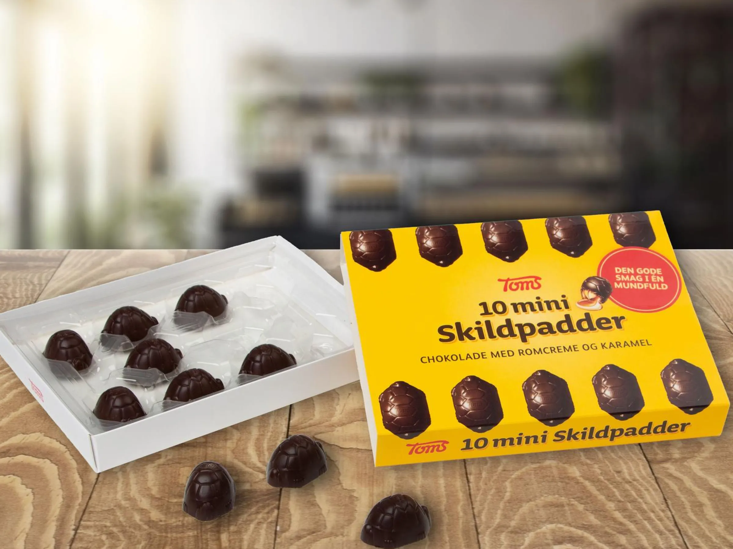 Toms Mini Sköldpaddor Mörk Choklad 120 gram