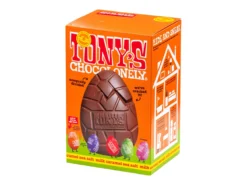 Tony’s Chocolonely Mjölkchoklad med Karamell & Havssalt Påskägg