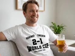 T-shirt med Egen Design - Fotbolls VM