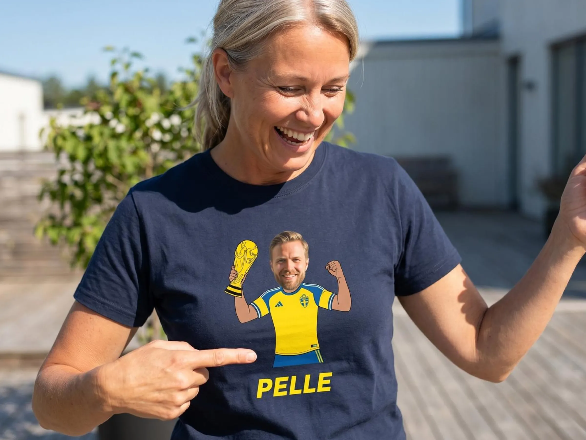 T-shirt med Egen Design - Fotbolls VM