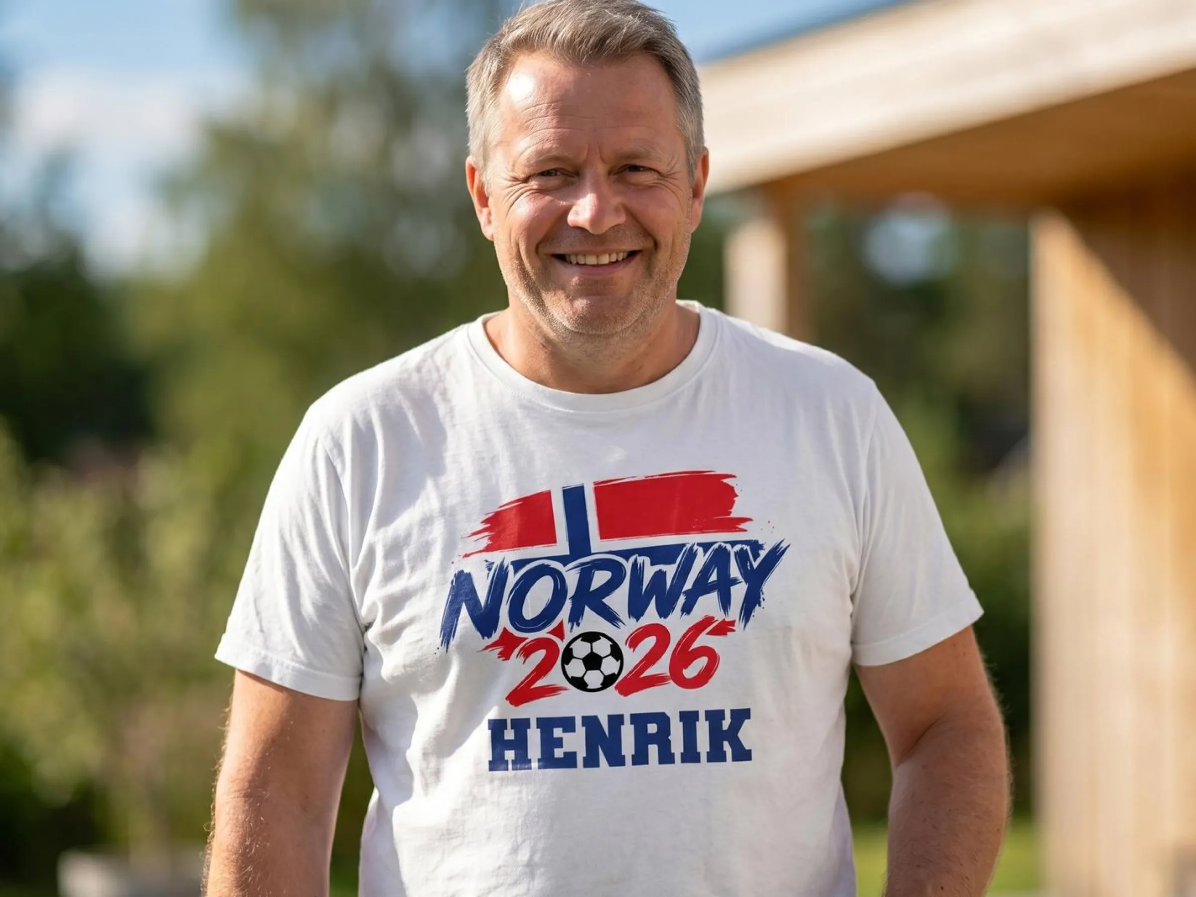T-shirt med Egen Design - Fotbolls VM
