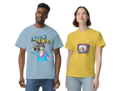 T-shirt med Fotocollage - 90s Design