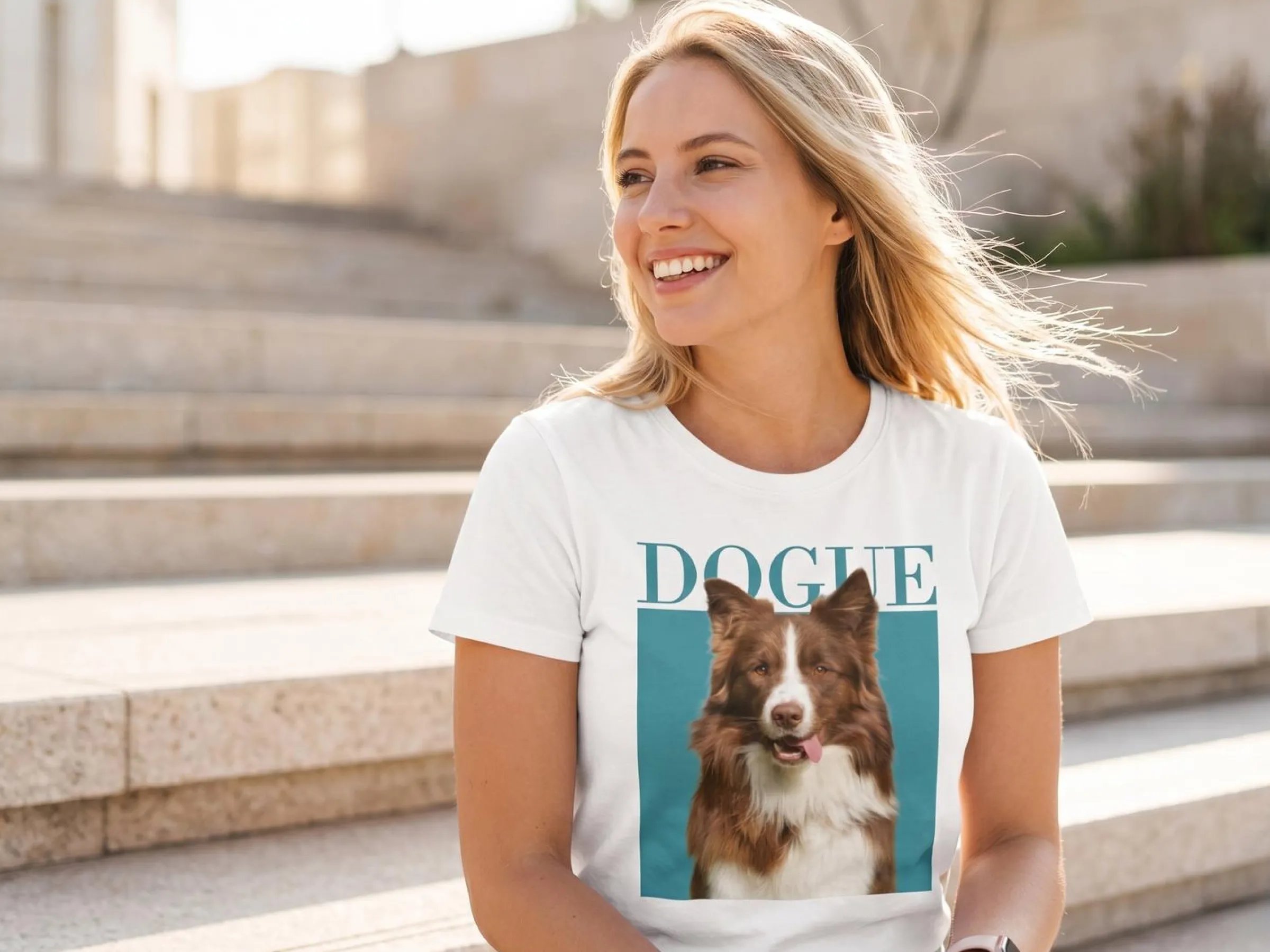 T-shirt med Foto - Husdjur