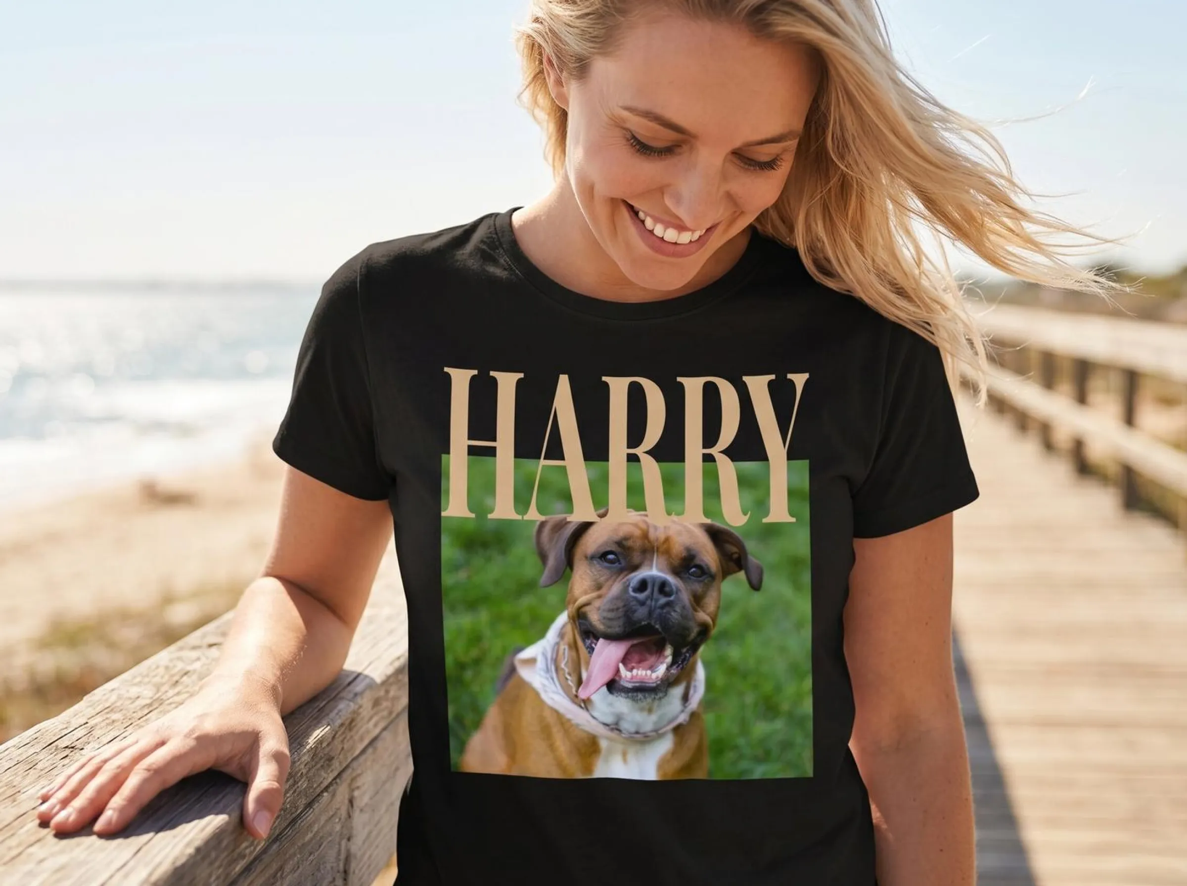 T-shirt med Foto - Husdjur