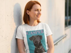 T-shirt med Foto - Husdjur