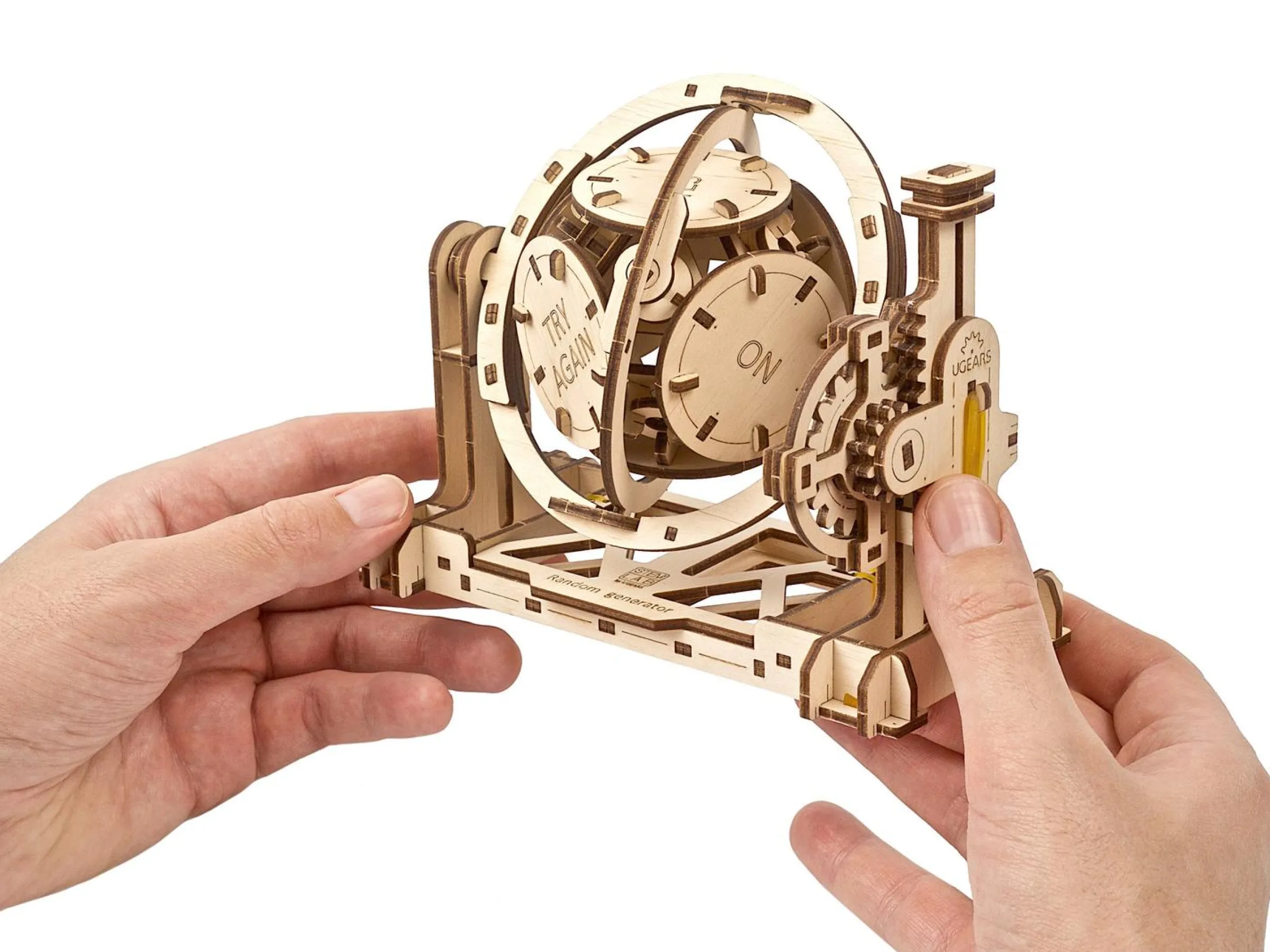 Ugears 3D-pussel i Trä - Slumpgenerator STEM Lab