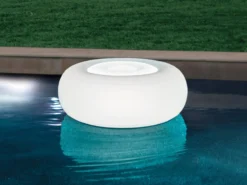 Uppblåsbar LED-sittpuff - Intex