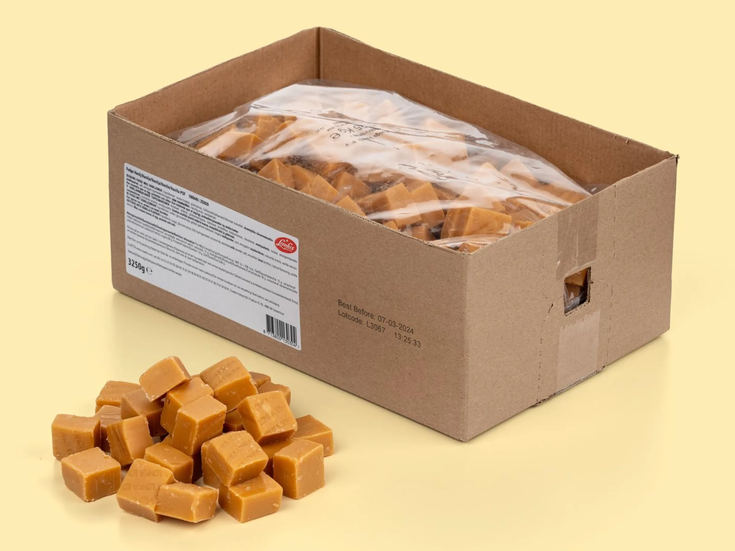 Vaniljfudge Lösgodis 3,2 kg